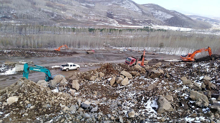 #中國發電廠建設現場